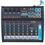 Adorama Pyle PMXU83BT 8-Channel Bluetooth 4.0 Studio Mixer and DJ Controller System PMXU83BT