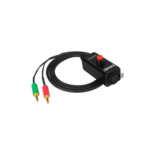  Adorama Camplex ATEM Headset Push-to-Talk Adapter with 5-Pin Female XLR Connector BLACKJACK-PTT3