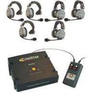 Adorama Eartec CSXTPLUS-6 XT Plus Com-Center with Interface Module & 6 Comstar Headsets CSXTPLUS-6