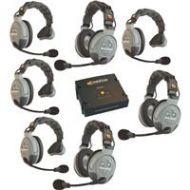 Adorama Eartec Comstar XT-7AU 7 Person Full Duplex Wireless Intercom System, Australian XT-7AU