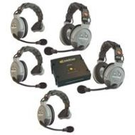 Adorama Eartec Comstar XT-5AU 5 Person Full Duplex Wireless Intercom System, Australian XT-5AU