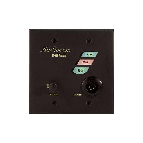  Adorama Telex WM-1000 Single Channel Wall Mount Wired Intercom Headset Station F.01U.118.639