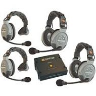 Adorama Eartec Comstar XT-4 4 Person Full Duplex Wireless Intercom System XT-4