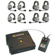 Adorama Eartec CSXTPLUS-8 XT Plus Com-Center with Interface Module & 8 Comstar Headsets CSXTPLUS-8