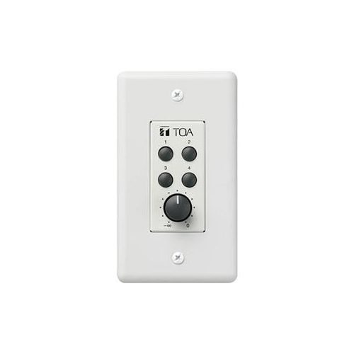  Adorama TOA Electronics 4 Switch Remote Wall Panel with Volume Knob ZM9002