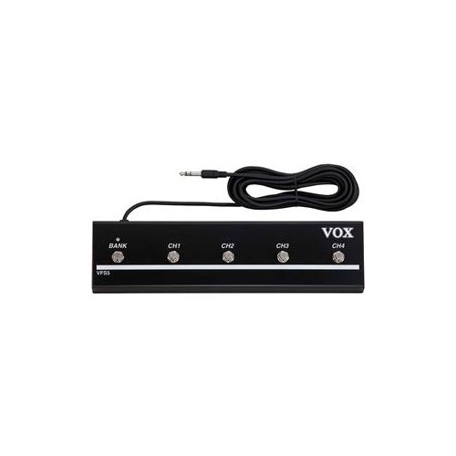  Adorama Vox Footswitch for VT20+/VT40+/VT80+/VT120+/VT15/VT30/VT50/VT100 Amplifiers VFS5