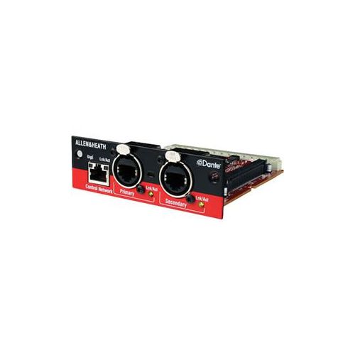  Adorama Allen & Heath 64 Channel Dante Interface Card for iDR MixRack System M-DANTE-A