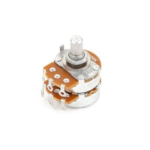  Adorama Fender 500K Dual Linear Taper 1/4 Solid-Shaft Potentiometer for Amplifiers 0041266000