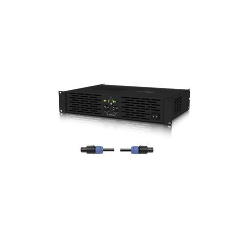  Adorama Behringer KM750 Pro 750W Stereo Power Amplifier with ATR W/25 Speakon Cable KM750 A