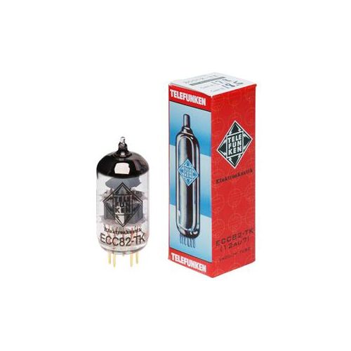  Adorama Telefunken ECC82-TK Black Diamond Series Amplifier Tube, Matched Pair(2) MATCHED PAIR OF ECC82-TK