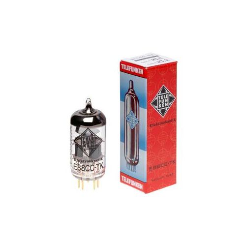  Adorama Telefunken E88CC-TK/6922 Black Diamond Series Amplifier Tube, Balanced Triodes E88CC-TK BALANCED