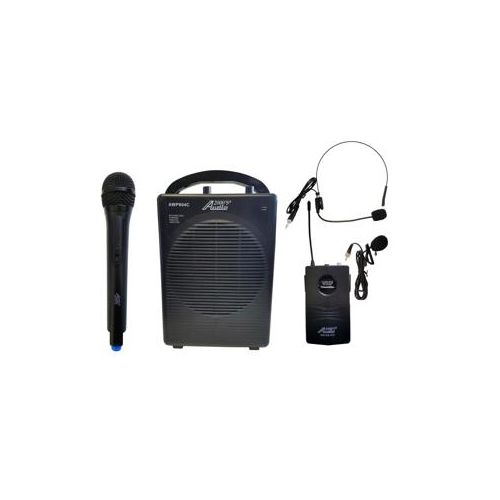  Adorama Audio 2000s AWP604C-L 2-Ch Rechargeable VHF Wireless Lavalier/Handheld System AWP604C-L