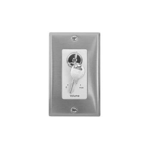  Adorama Lowell Manufacturing KL100-PA 100W Attenuator, Decorator/Keylock,Stainless/White KL100-PA-DSW