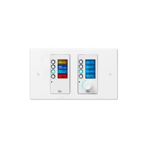  Adorama BSS EC-8BV Ethernet Controller with 8 Buttons and Volume Control, Europe, White EC-8BV-WHT-EU