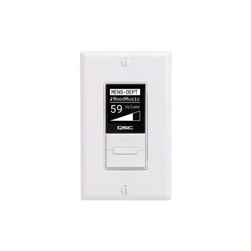  Adorama QSC MP-MFC Decora-Style Multi-Function Wallmount Controller, White MP-MFC-WH