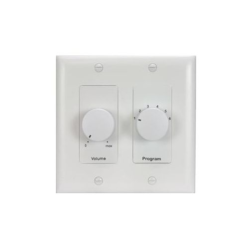  Adorama Lowell Manufacturing CS650 VC/Selector Switch, Decorator 2-Gang/2x 1-Gang, White CS650-DW