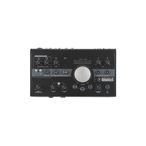  Adorama Mackie Big Knob Studio + Software Bundle - Includes 2x 6 Cables BIG KNOB STUDIO A