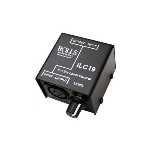  Adorama Rolls ILC19 In-Line Level Control for XLR Balanced Signals ILC19