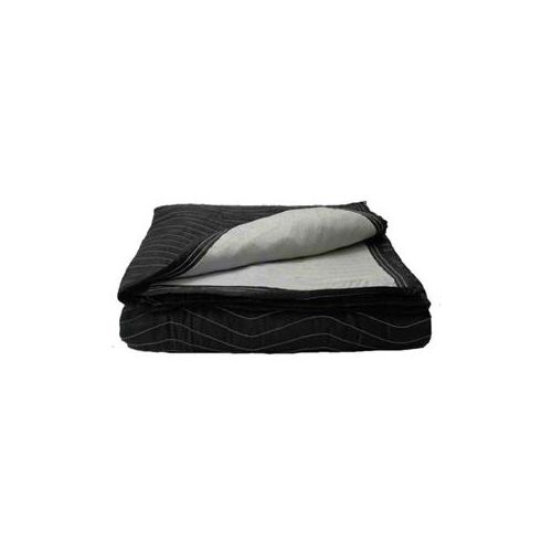  Adorama Advantage Gripware 72x80 Heavy Weight Sound Blanket with Grommets, Black/White M7280.SB