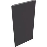 Adorama Auralex 2x24x48 Acoustical ProPanel with 4 CTC Corner Impaling Clips, Onyx M224ONY