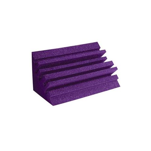  Adorama Auralex 12x12x24 MetroLENRD Studiofoam Bass Traps, 8 Pack, Purple METROLENPUR