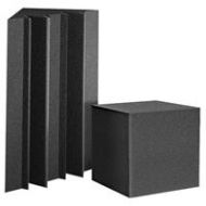 Adorama Auralex ATOM 12 System, 4x 12 CornerFill Cubes & 12x LENRD Bass Traps, Charcoal ATOM12CHA