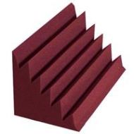 Adorama Auralex 12x12x24 DST LENRD Bass Traps, 8 Pieces, Burgundy DSTLENBUR