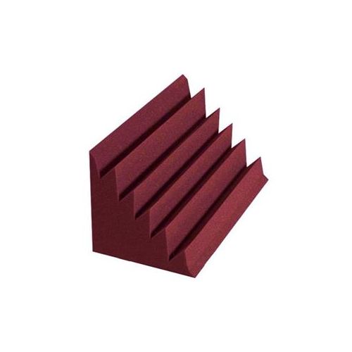  Adorama Auralex 12x12x24 DST LENRD Bass Traps, 8 Pieces, Burgundy DSTLENBUR