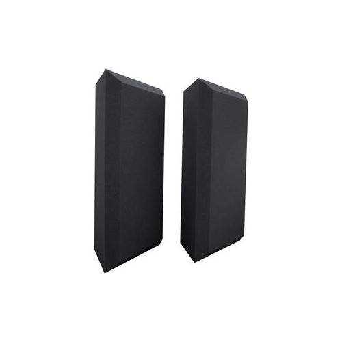  Adorama Ultimate Support 12x12x24 Bevel-Style Acoustic Bass Trap, Charcoal, Pair 17750