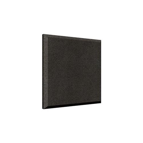  Adorama Auralex 2x24x24 Acoustical Absorption ProPanel, 2 AFN Impaling Clips, Obsidian B222OBS