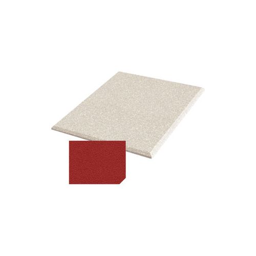  Adorama Auralex 2x24x24 Acoustical Absorption ProPanel, 4 Cloud Anchors, Poppy Fabric B222POP_C