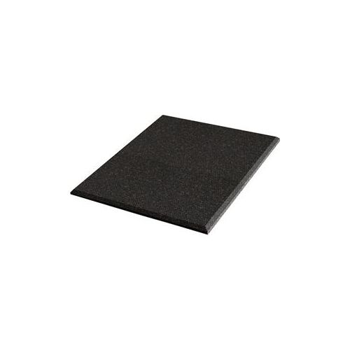  Adorama Auralex 2x24x24 Acoustical Absorption ProPanel, 2 AFN Impaling Clips, Obsidian S222OBS