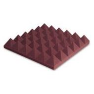 Adorama EZ Acoustics EZ Foam Pyramidal 10, Garnet, 6-Pack EZFOPY10GR