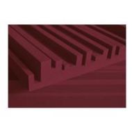 Adorama Auralex 4x24x48 Studiofoam Metro Sound Absorption Panels, 6-Piece, Burgundy 4METROBUR