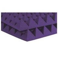 Adorama Auralex 4x24x24 Studiofoam Pyramid Absorption Panel, 6-Piece, Purple 4PYR22PUR_HP