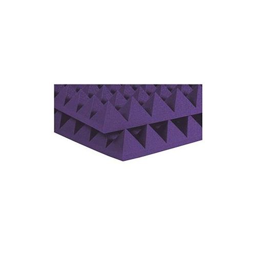 Adorama Auralex 4x24x24 Studiofoam Pyramid Absorption Panel, 6-Piece, Purple 4PYR22PUR_HP
