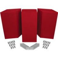 Adorama Auralex SonoSuede ProPanel ProKit-2, 6 Mitered 2x2x4, Red PPK2_SS_RED