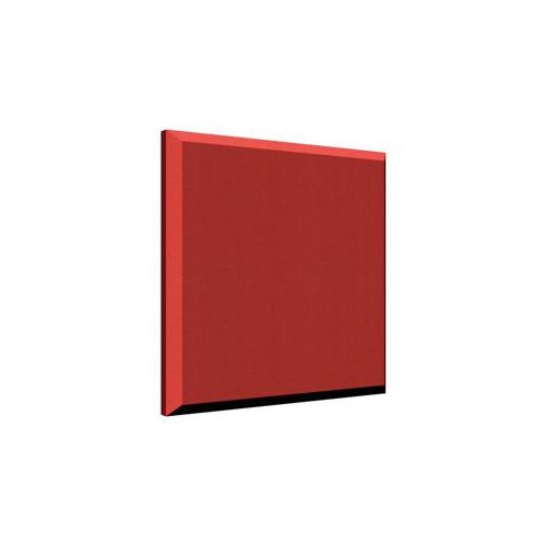  Adorama Auralex 2x24x24 Acoustical Absorption ProPanel, 2 AFN Impaling Clips, Poppy B222POP