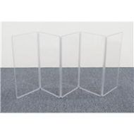 Adorama ClearSonic A2 5x2 CSP Clear Acrylic 5-Section Panel for Guitar Speaker Cabinets A2-5