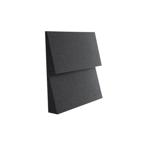  Adorama Auralex DST-112 2x12x12 Dual-Ridge Acoustic Foam Panel, 24 Piece, Charcoal Gray DST112CHA24