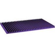 Adorama Auralex 2x24x48 Studiofoam Wedge Absorption Panels, 6 Pieces, Purple 2SF24PUR_HP