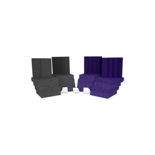  Adorama Auralex D36-DST Roominator Kit, 18x DST-112 and 18x DST-114 Panels (Purple) D36PUR