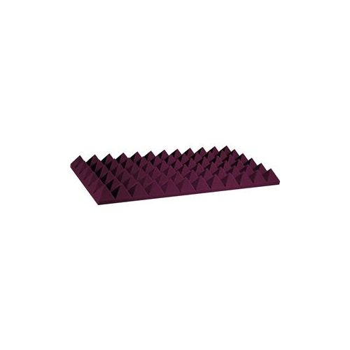  Adorama Auralex 4x24x24 Studiofoam Pyramid Absorption Panel, 6-Piece, Burgundy 4PYR22BUR_HP