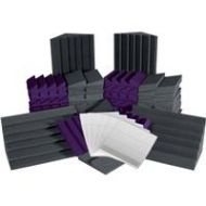 Adorama Auralex Alpha-DST Roominator Kit, 32x DST-112 and 32x DST-114 Panels (Purple) ROOMADCHAPUR