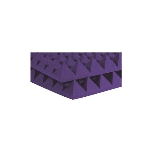  Adorama Auralex 4x24x48 Studiofoam Pyramid Absorption Panel, 6-Piece, Purple 4PYR24PUR