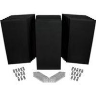 Adorama Auralex SonoSuede ProPanel ProKit-2, 6 Mitered 2x2x4, Black PPK2_SS_BLK