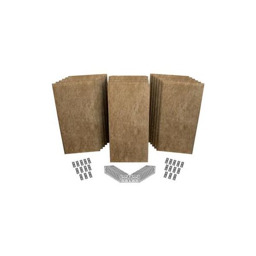  Adorama Auralex SonoSuede ProPanel ProKit-2, 6 Mitered 2x2x4, Tan PPK2_SS_TAN