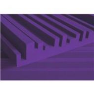 Adorama Auralex 4x24x48 Studiofoam Metro Sound Absorption Panels, 6-Piece, Purple 4METROPUR