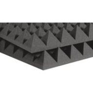 Adorama Auralex 4x24x24 Studiofoam Pyramid Absorption Panel, 6-Piece, Charcoal 4PYR22CHA_HP