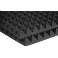 Adorama Auralex 2x24x24 Studiofoam Pyramid Absorption Panels, 12 Pieces, Charcoal 2PYR22CHA_HP